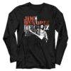 Jimi Hendrix Rocking for Peace Men’s Long Sleeve T Shirt