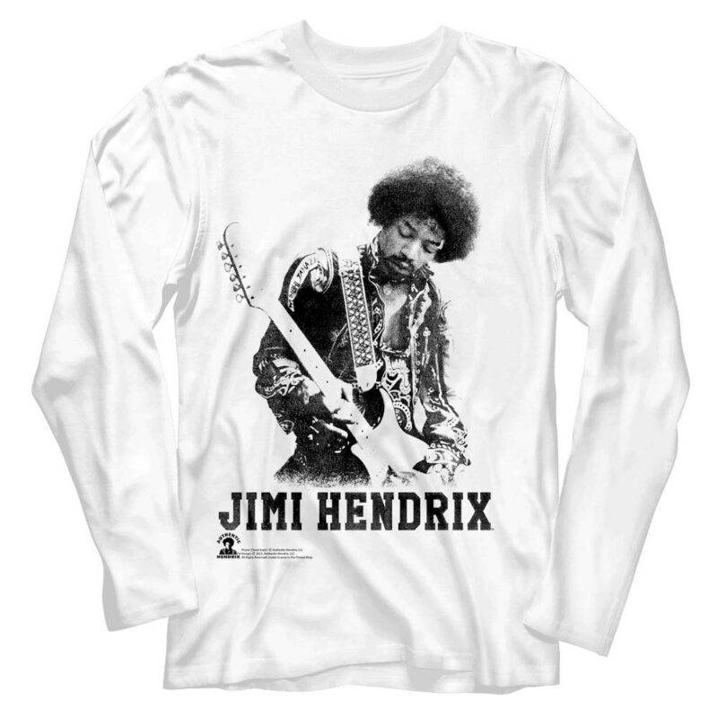 Jimi Hendrix Rock Legend Long Sleeve T Shirt