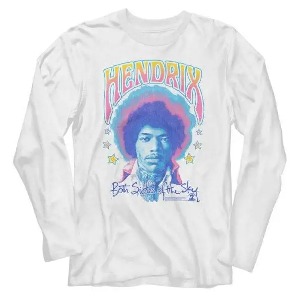 Jimi Hendrix Pastel Both Sides of the Sky Long Sleeve T Shirt