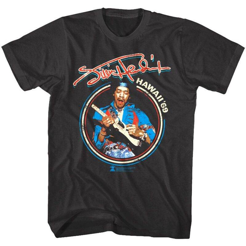 Jimi Hendrix Hawaii 1969 Men’s T Shirt