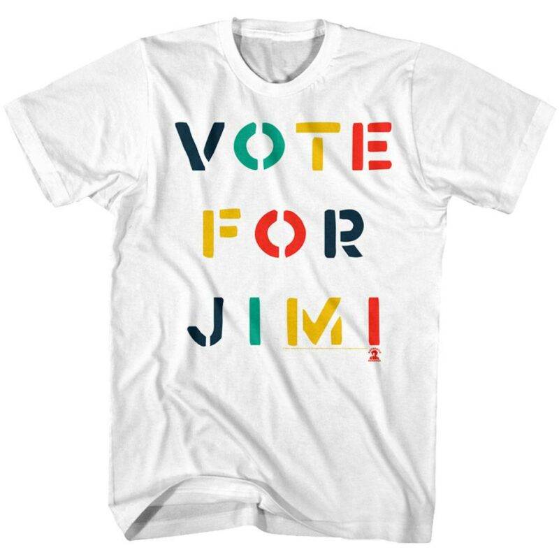 Jimi Hendrix Vote for Peace Men’s T Shirt