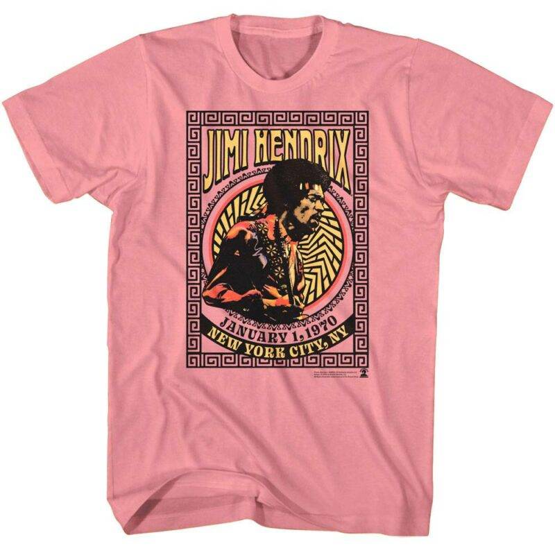 Jimi Hendrix New Years Day NYC Men’s T Shirt