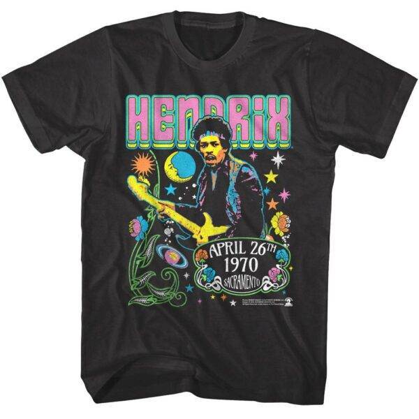 Jimi Hendrix Cal Expo Sacramento Men’s T Shirt