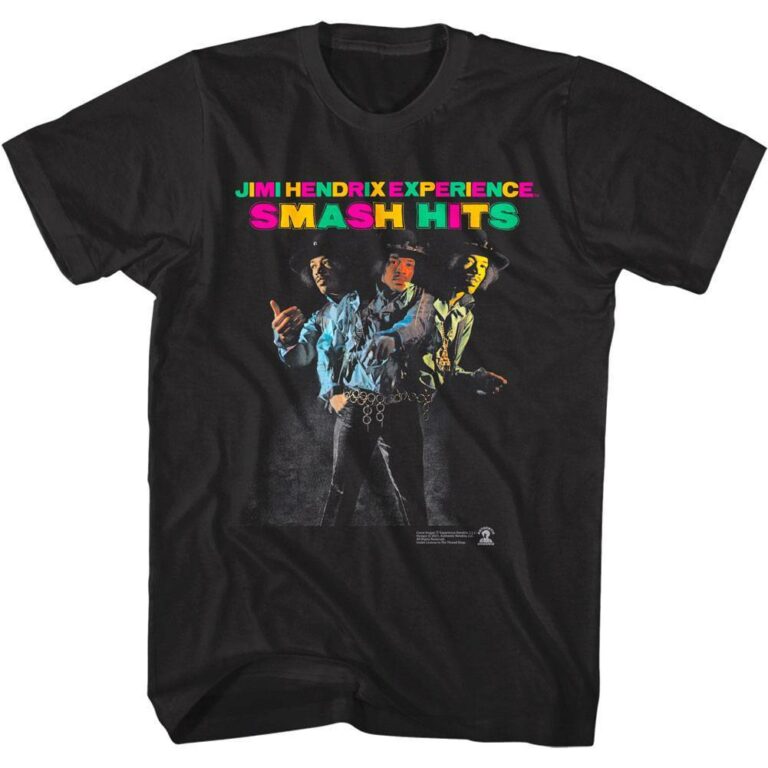 Jimi Hendrix Experience Smash Hits Men’s T Shirt