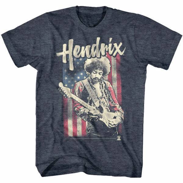 Jimi Hendrix Star Spangled Banner Men’s T Shirt