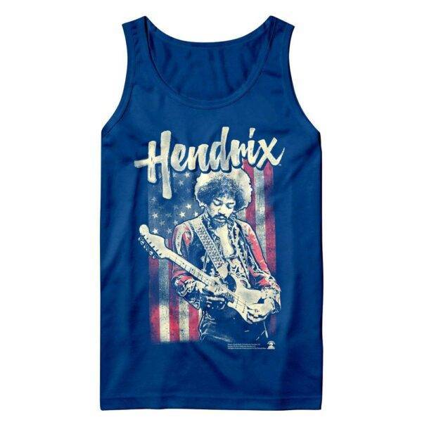 Jimi Hendrix Star Spangled Banner Men’s Tank