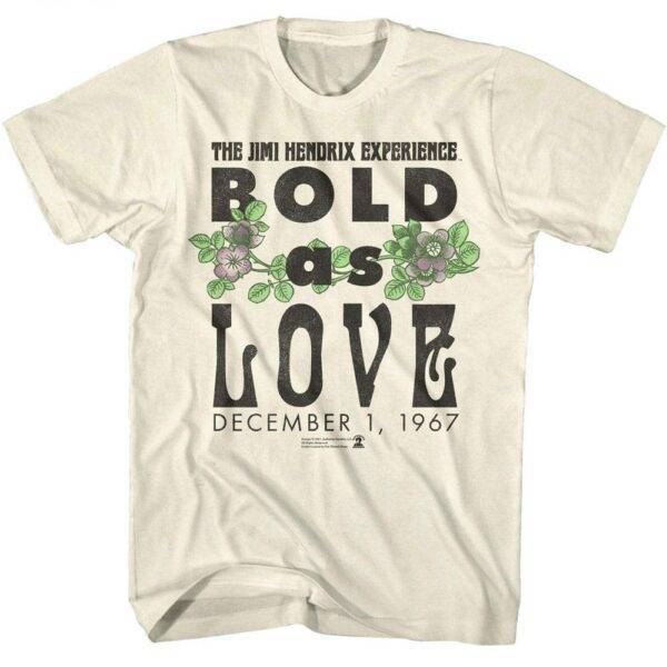 Jimi Hendrix Bold as Love 67 Men’s T Shirt