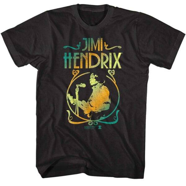 Jimi Hendrix Blue Wild Angel Men’s T Shirt