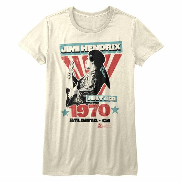 Jimi Hendrix Atlanta 1970 Women’s T Shirt