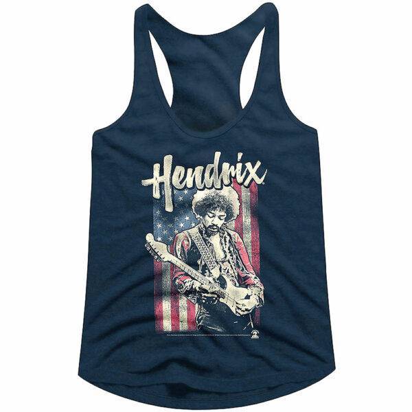 Jimi Hendrix Star Spangled Banner Women’s Tank Top