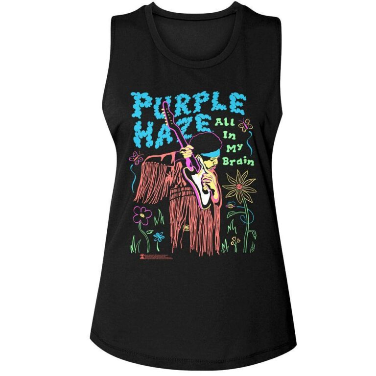 Jimi Hendrix All In My Brain Women’s Tank