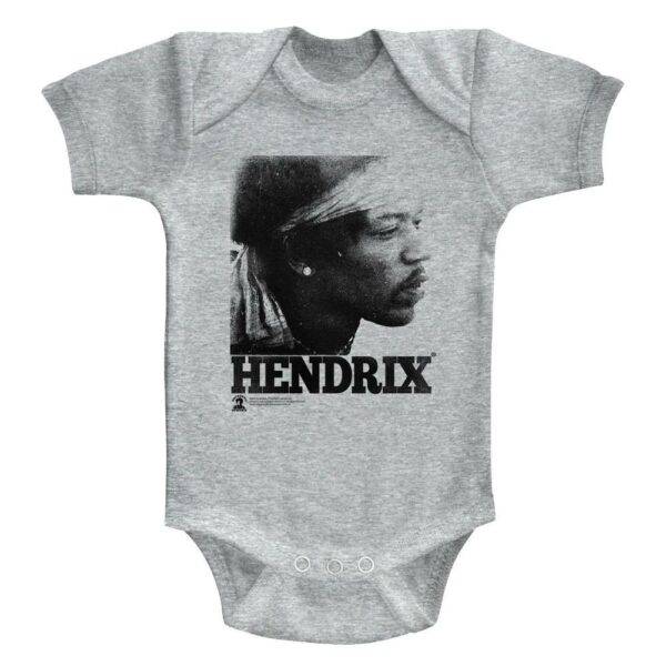 Jimi Hendrix Thoughtful Baby Onesie
