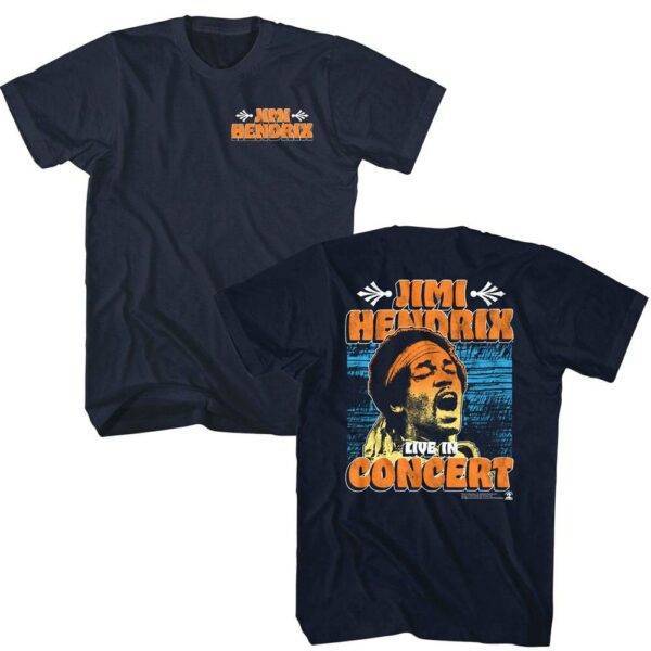 Jimi Hendrix Live Concert Men’s T Shirt