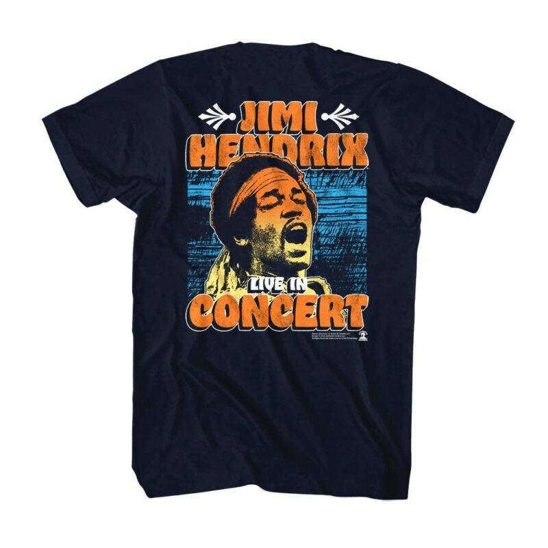 Jimi Hendrix Live Concert Men’s T Shirt