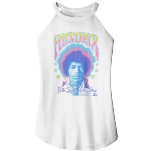 Jimi Hendrix Pastel Both Sides of the Sky Women’s Rocker Tank