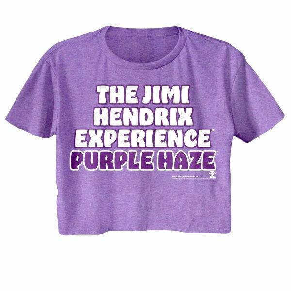 Jimi Hendrix Experience Purple Haze Women’s Crop Top