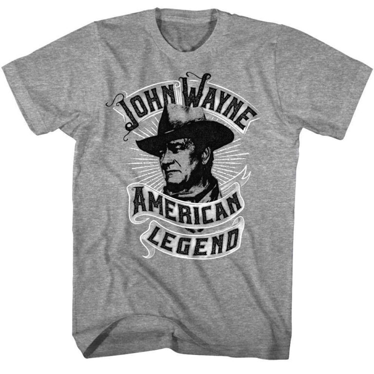 John Wayne American Legend Banner Men’s T Shirt