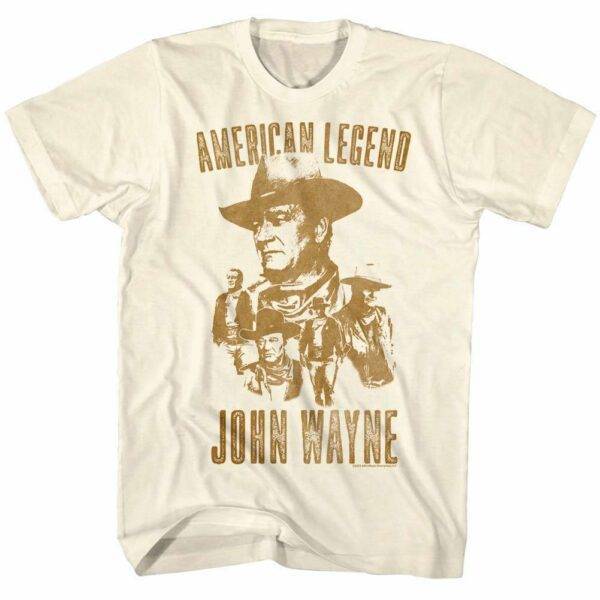 John Wayne American Legend Collage Men's T Shirt