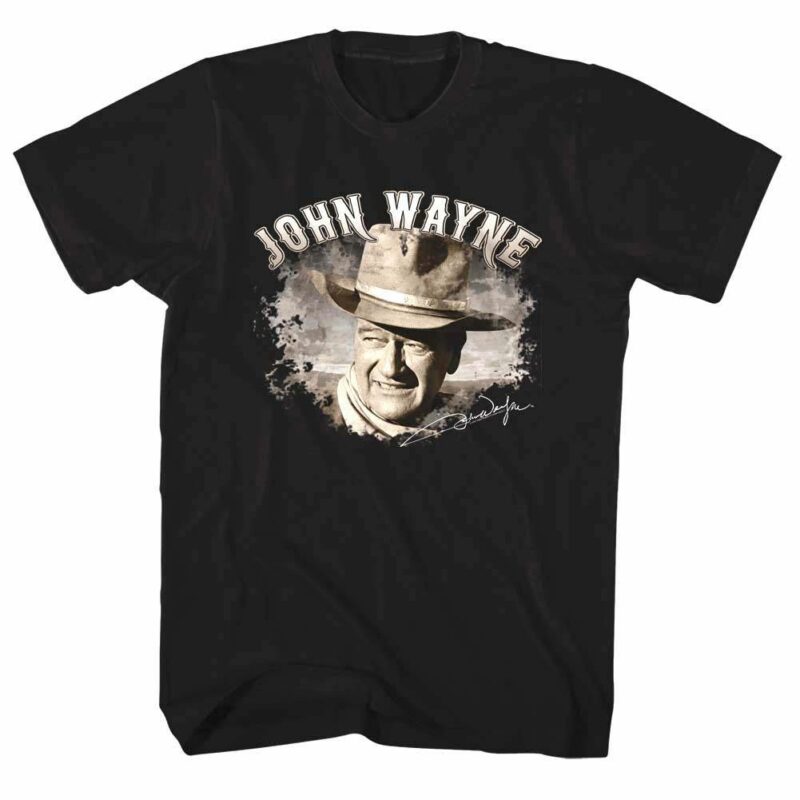 John Wayne Cowboy Signature Men's T Shirt