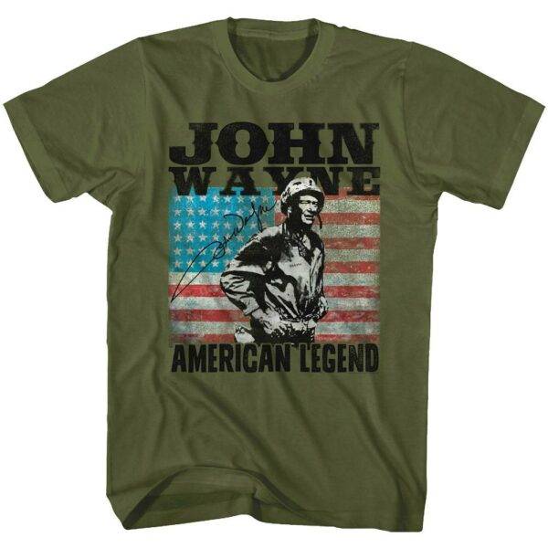 John Wayne American Legend Soldier Men’s T Shirt