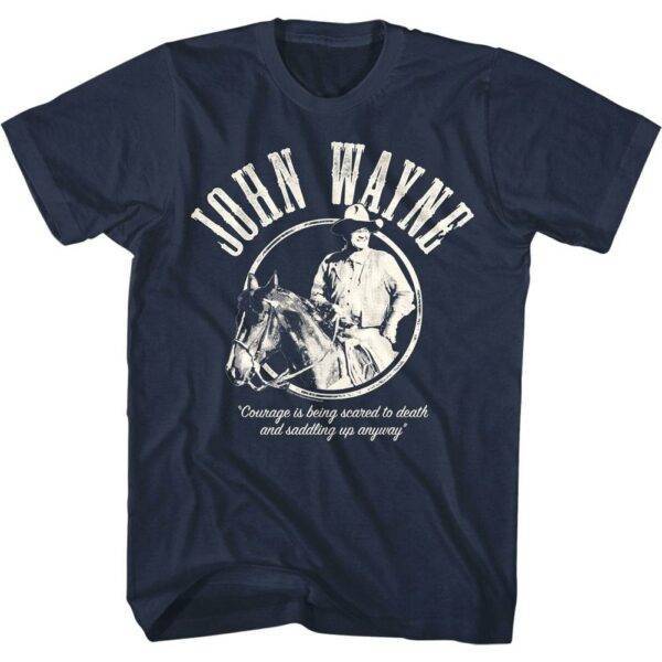John Wayne Saddling Up Anyway Men's T Shirt