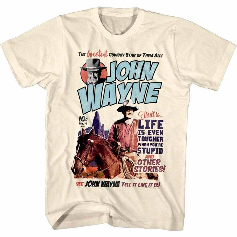 John Wayne Greatest Cowboy Star Men's T Shirt
