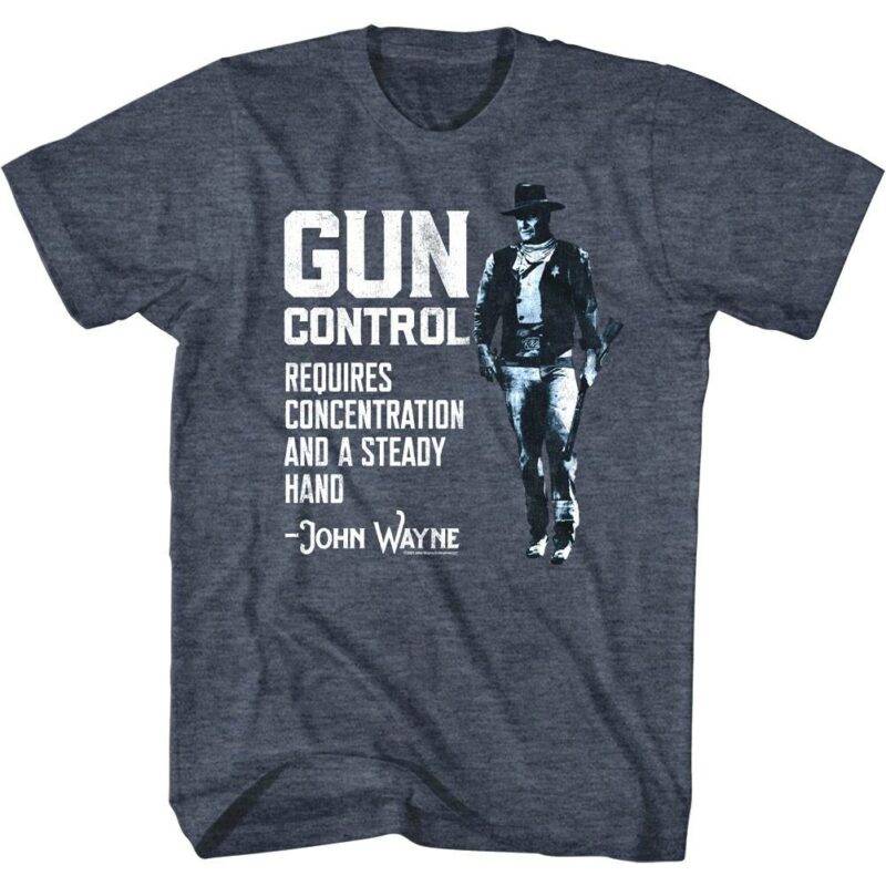 John Wayne Gun Control Men's T Shirt