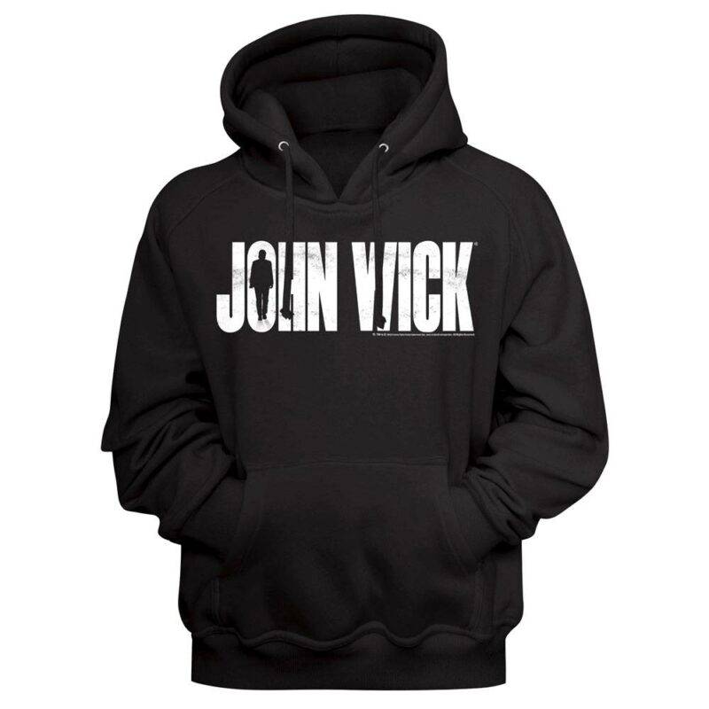 John Wick Silhouette Movie Logo Hoodie