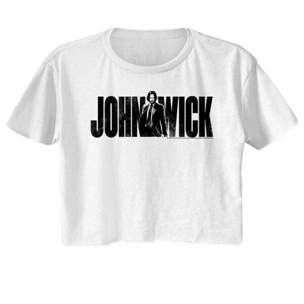 John Wick Keanu Reeves Logo Crop Top