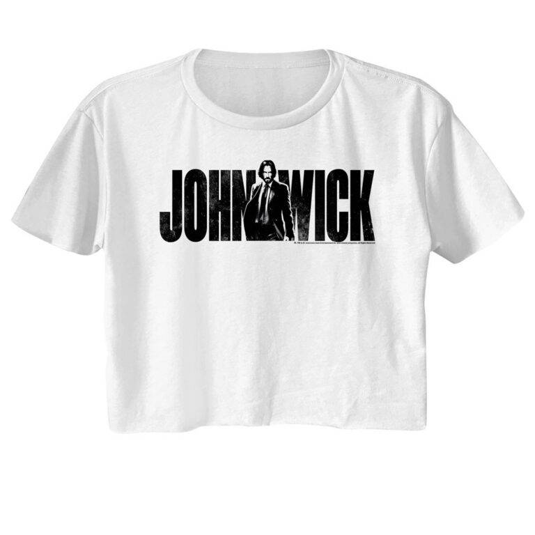 John Wick Keanu Reeves Logo Crop Top