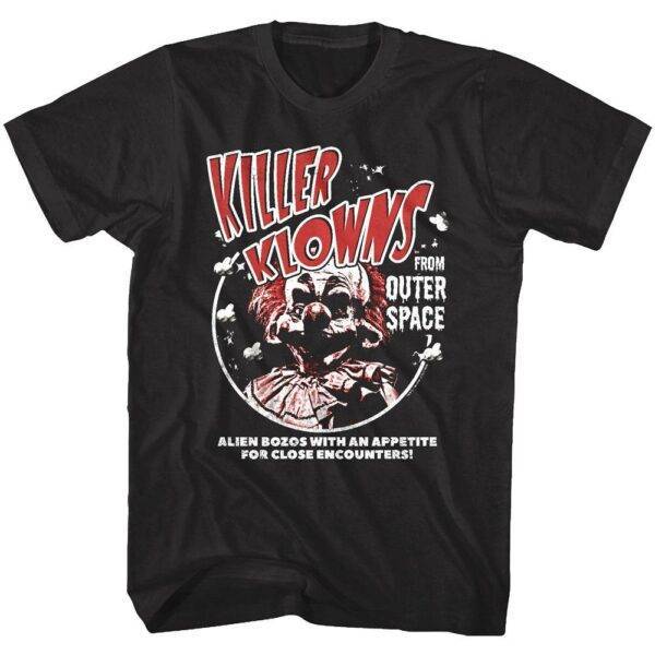 Killer Klowns An Appetite for Close Encounters Men’s T Shirt