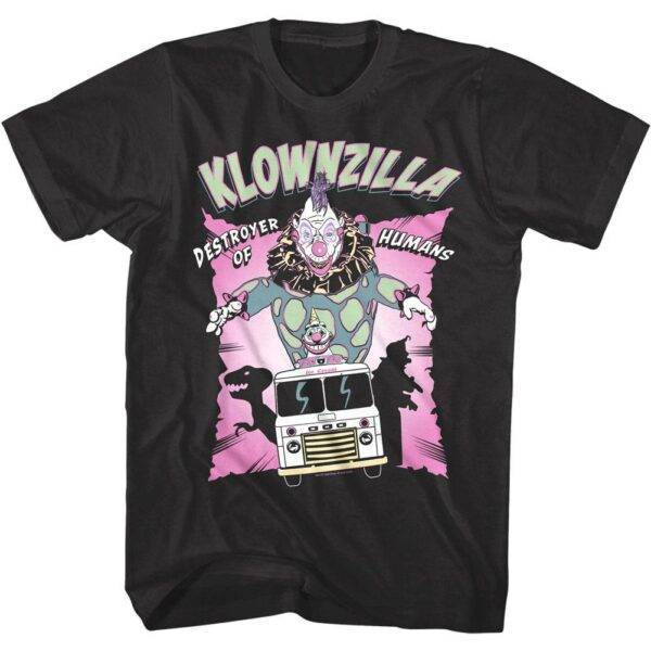 Killer Klowns Klownzilla Destroyer of Humans Men’s T Shirt