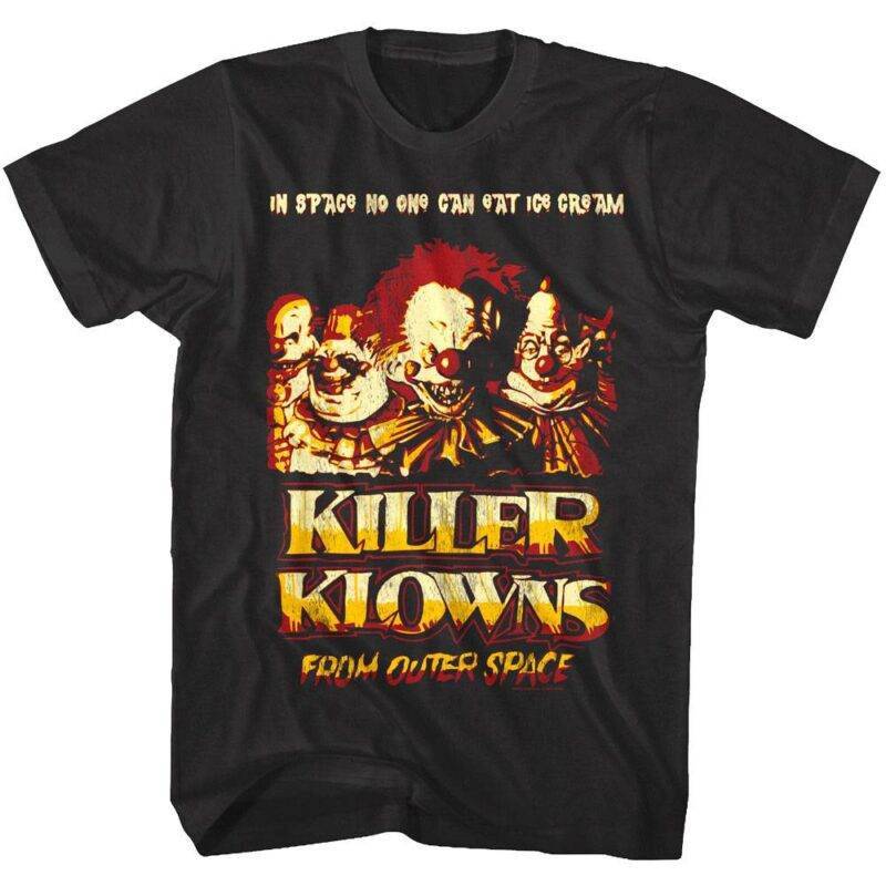 Killer Klowns In Space No One Can Eat Ice Cream Men’s T Shirt