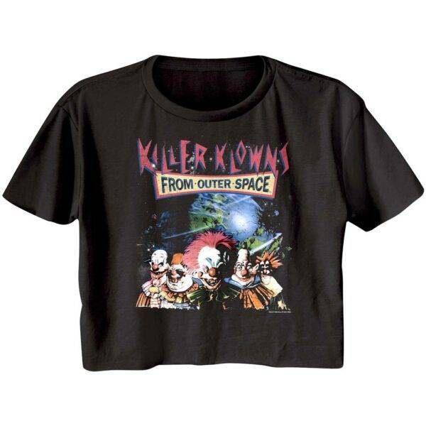 Killer Klowns from Outer Space Movie Poster Women’s Crop Top
