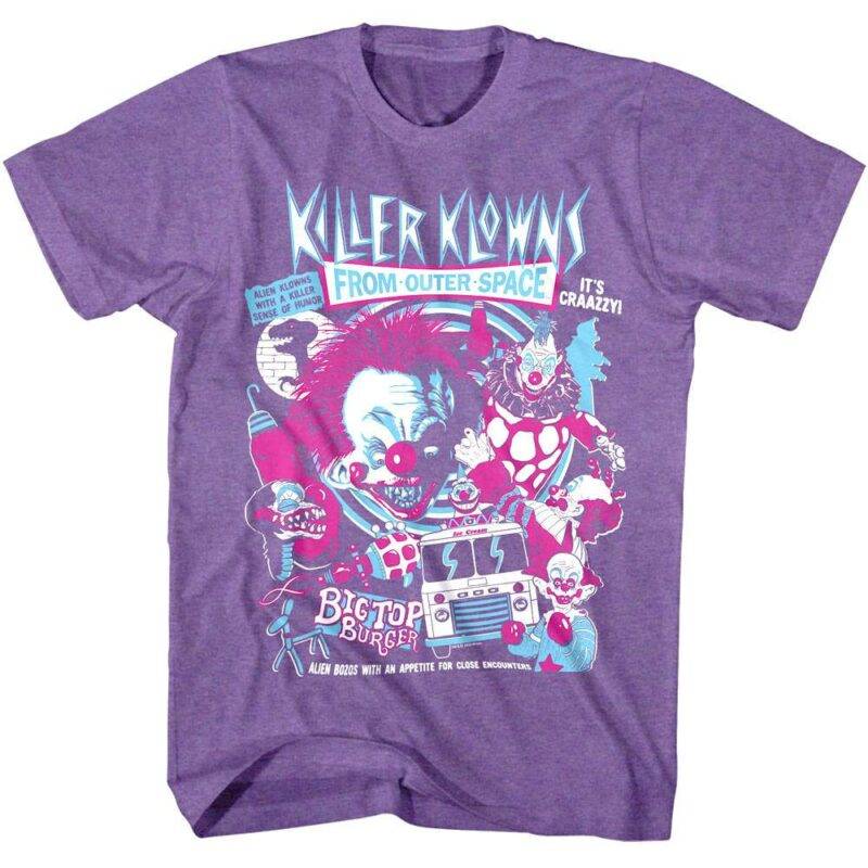 Killer Klowns Alien Bozos Men’s T Shirt