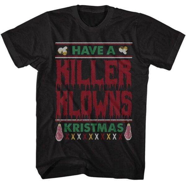 Killer Klowns Ugly Kristmas Men's T Shirt