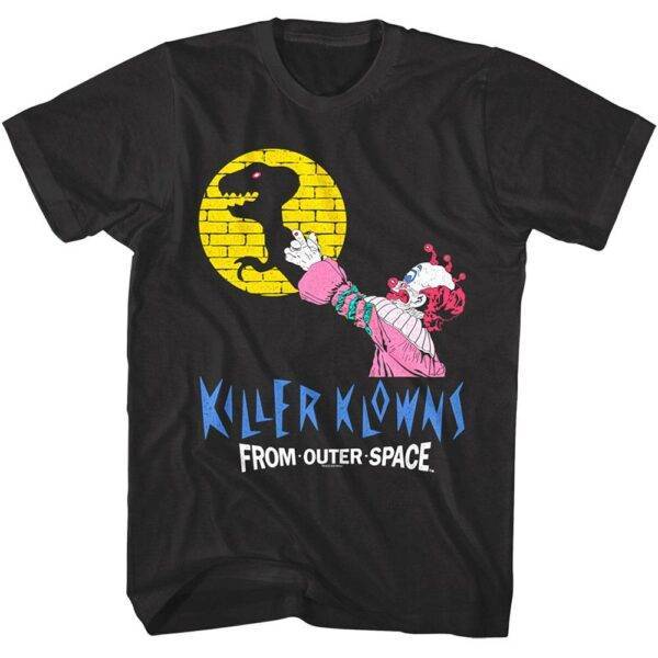Killer Klowns Scary Shadow Puppet Men’s T Shirt