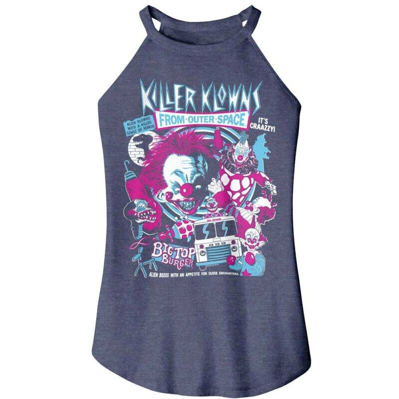 Killer Klowns Alien Bozos Women’s Rocker Tank