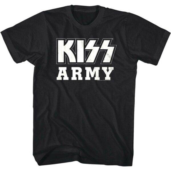 Kiss Fan Army Logo Men’s T Shirt