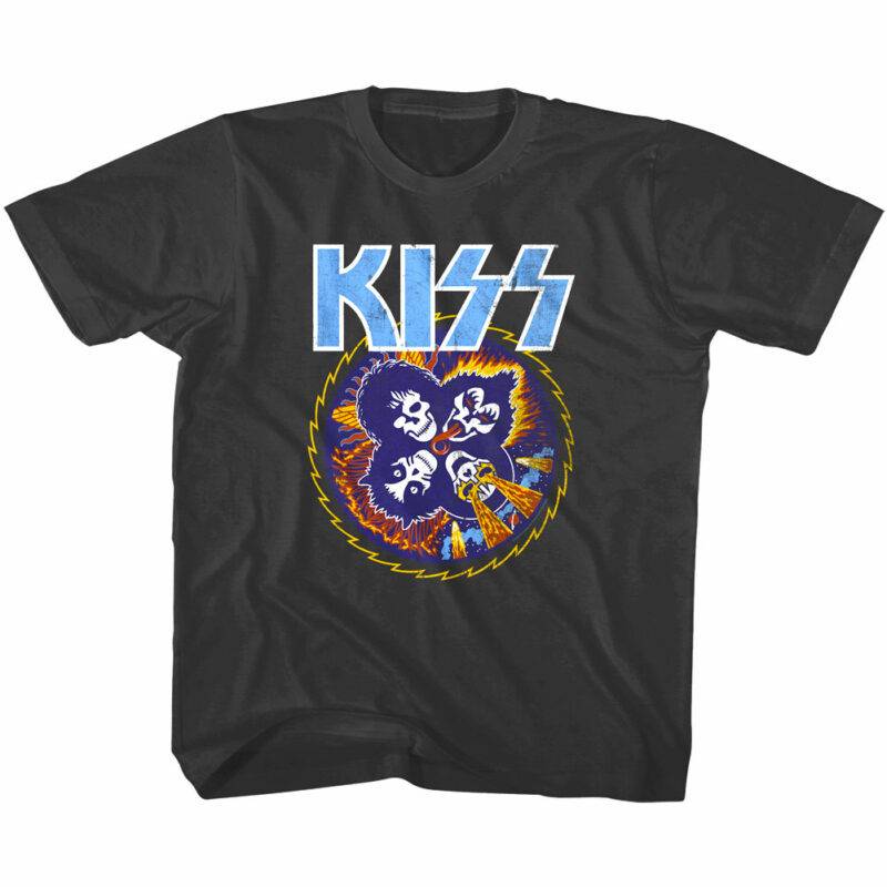 Kiss Rock n Roll Over Tour Kids T Shirt