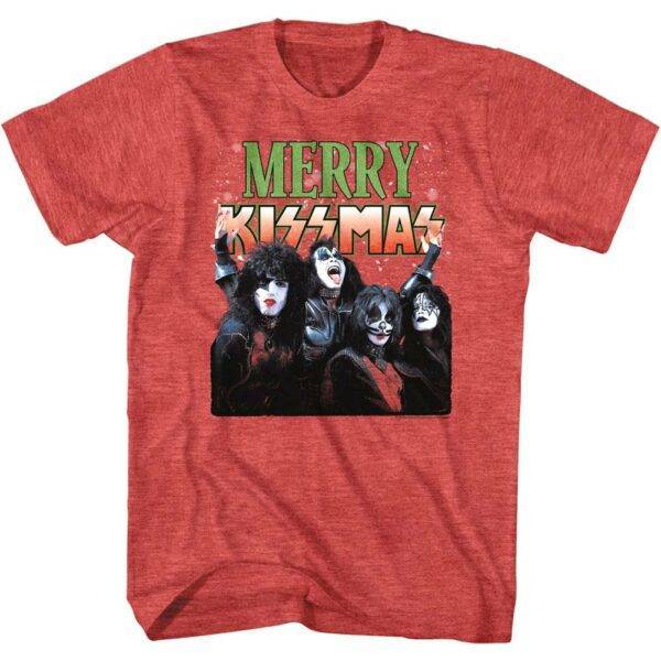 Kiss Merry Kissmas Men’s T Shirt
