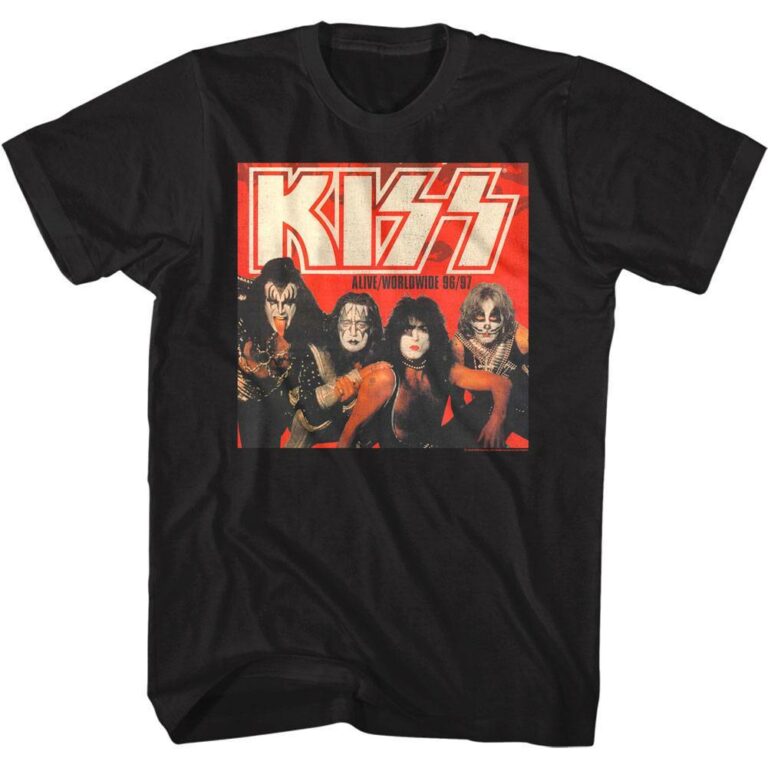 Kiss Alive Worldwide Tour 1996 Men’s T Shirt