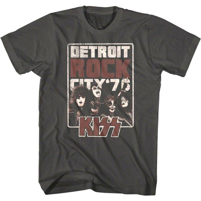 Kiss Detroit Rock City 76 Men’s T Shirt