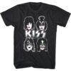 Kiss Dynasty Painted Faces Men’s T Shirt