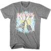 Kiss Glam Rock Guitars Pastel Axes Men’s T Shirt