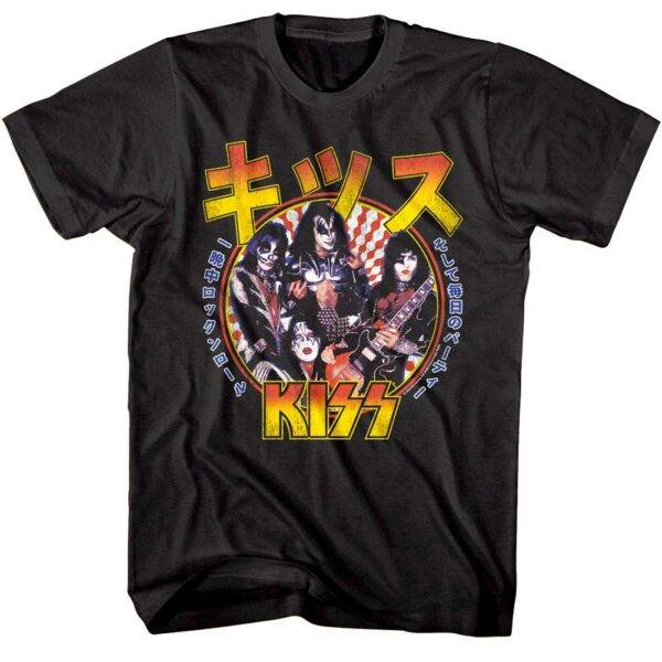 Kiss Rock & Roll All Nite Japanese Men’s T Shirt