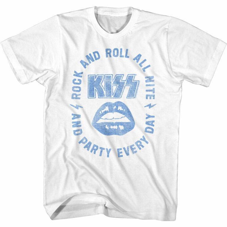 Kiss Rock n Roll All Nite Men’s T Shirt