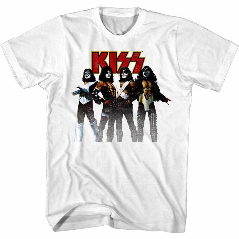 Kiss Rock Band Photo Men’s T Shirt