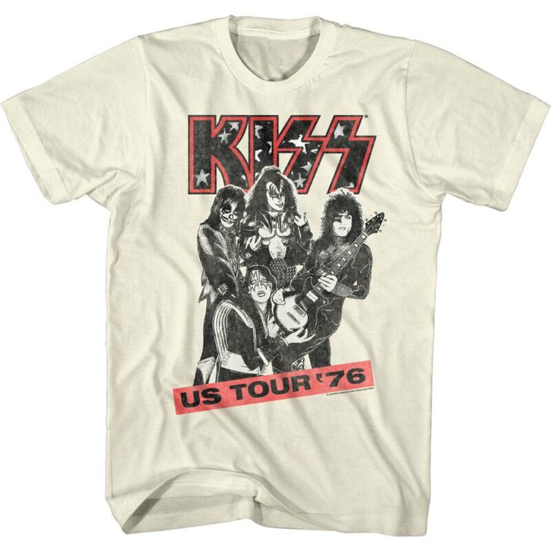 Kiss US Tour 76 Men’s T Shirt