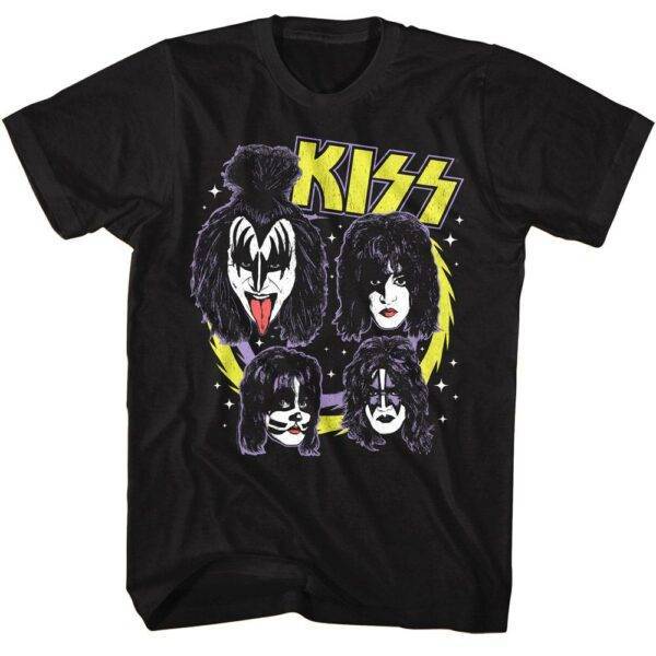 Kiss Floating Heads Men’s T Shirt